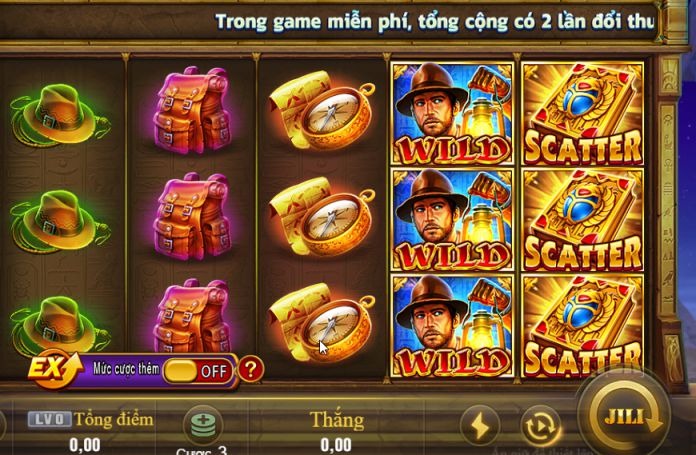 Hình ảnh giao diện game nổ hũ video hiện đại tại shbet0 với chủ đề phiêu lưu, đồ họa 3D sống động và nhiều dòng thanh toán, minh họa sự đa dạng và hấp dẫn của các trò chơi.